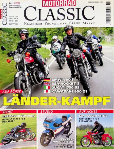 Deckblatt Motorrad Classic (05/2007)